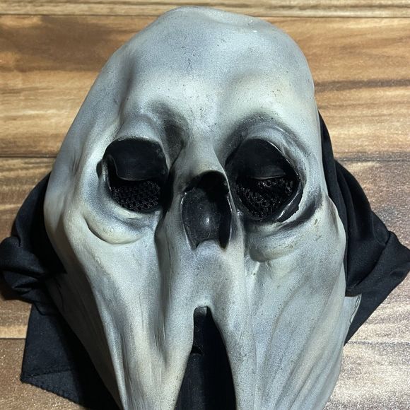 Vintage 1995 The Paper Magic Group Scream Ghost Face Ghoul Halloween Mask - Picture 3 of 12